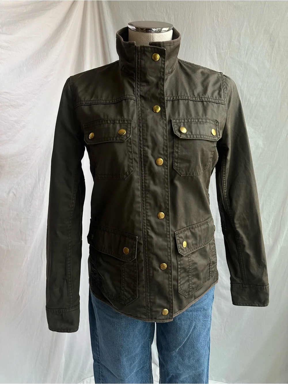 J. Crew Field Jacket Moss Green Women’s Size XS